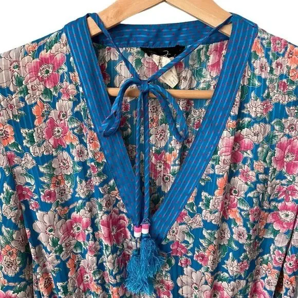 Vintage Designer Diane Freis Floral Maxi Dress - Picture 7 of 11